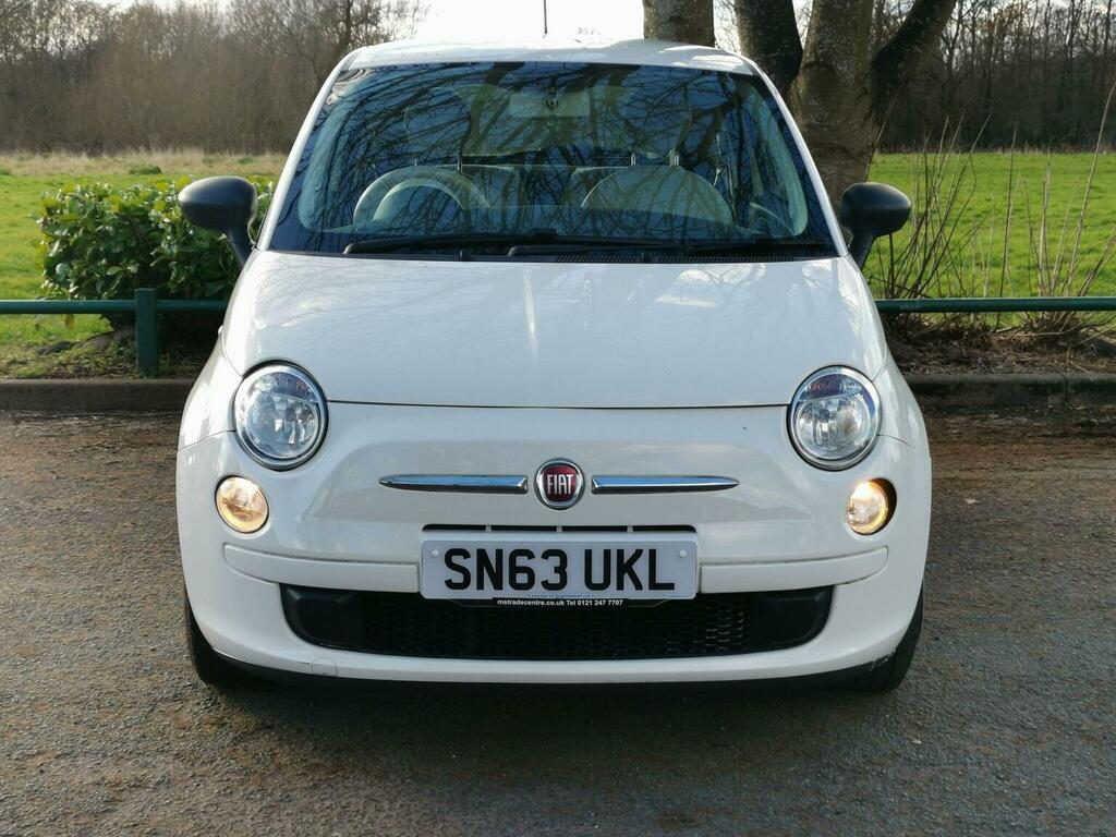 Fiat 500 Hatchback 1.2 Pop Euro 6 Ss 201463 SN63UKL White #2