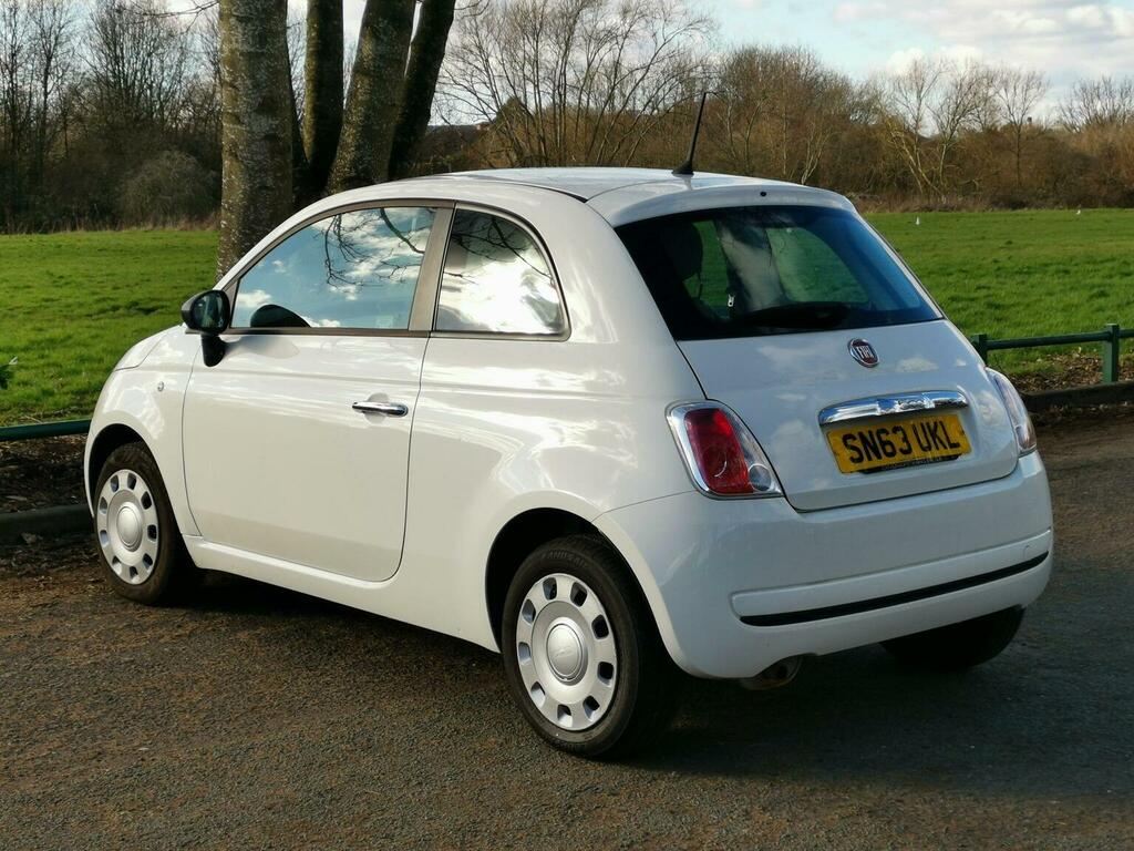 Fiat 500 Hatchback 1.2 Pop Euro 6 Ss 201463 SN63UKL White #5