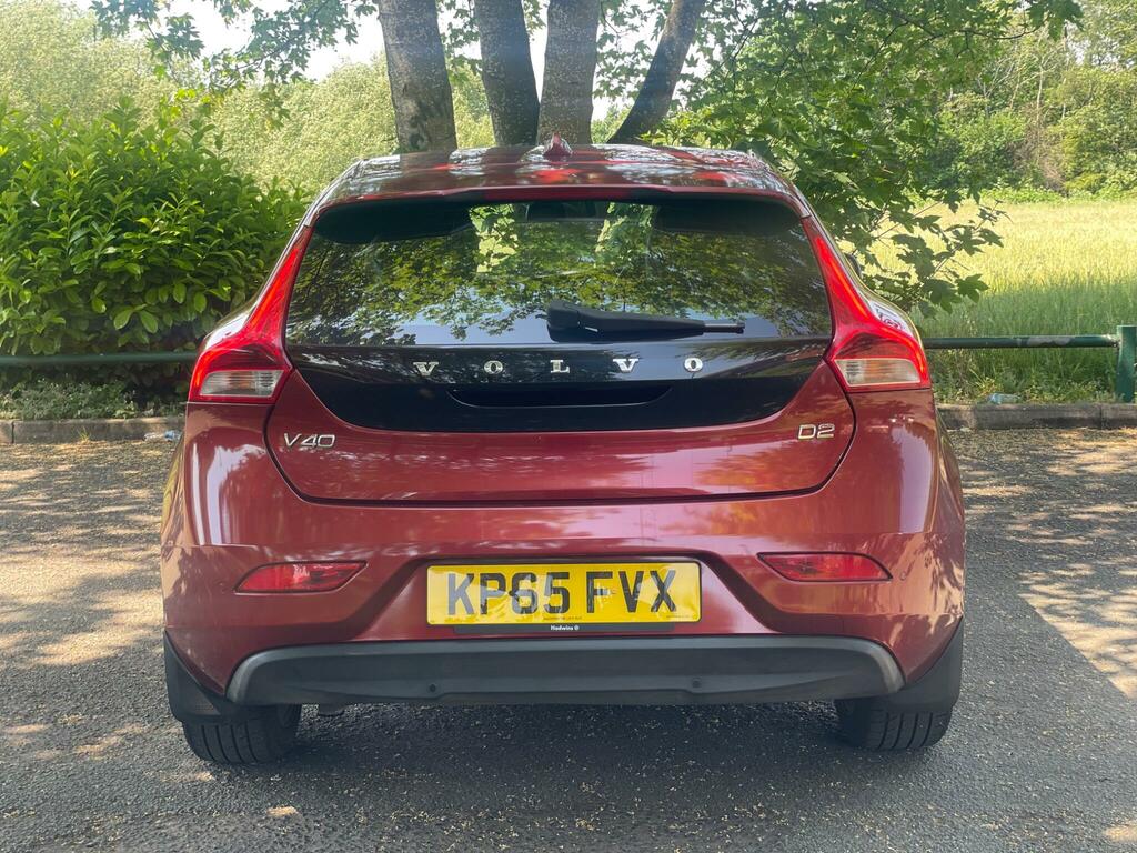 Volvo V40 Hatchback 2.0 D2 Se Lux Nav Euro 6 Ss 2015 Red #4