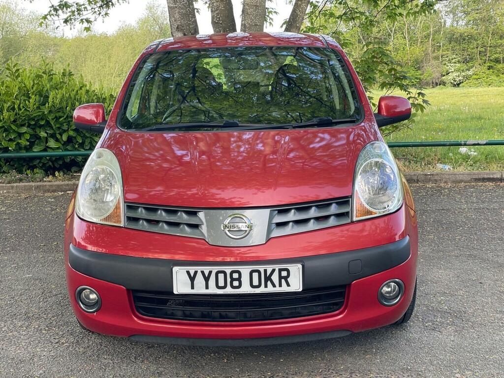 Nissan Note Hatchback 1.6 16V Acenta Euro 4 200808 YY08OKR Red #2