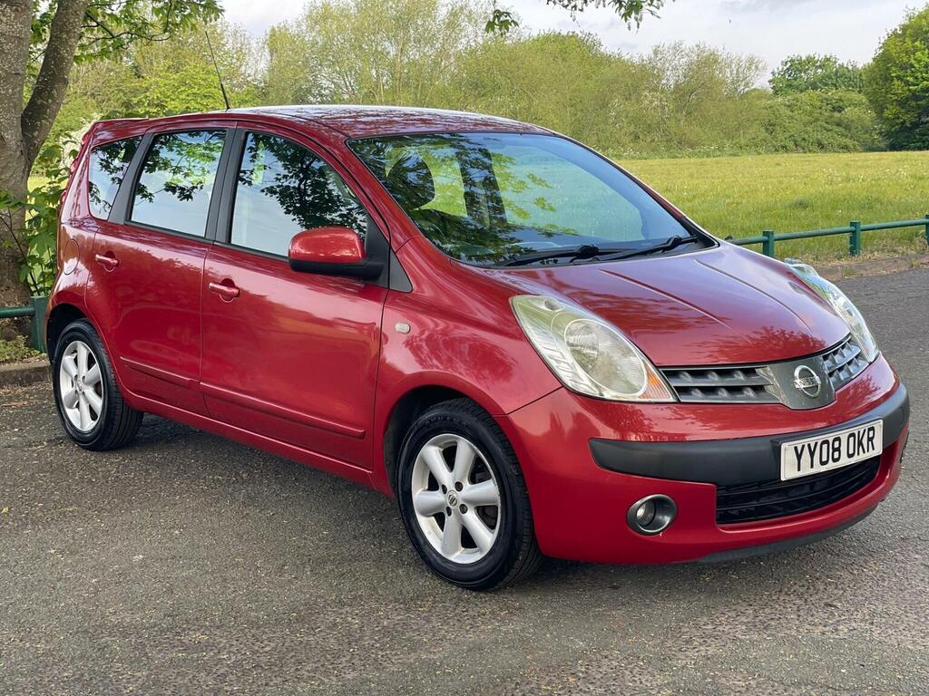 Nissan Note Hatchback 1.6 16V Acenta Euro 4 200808 Red