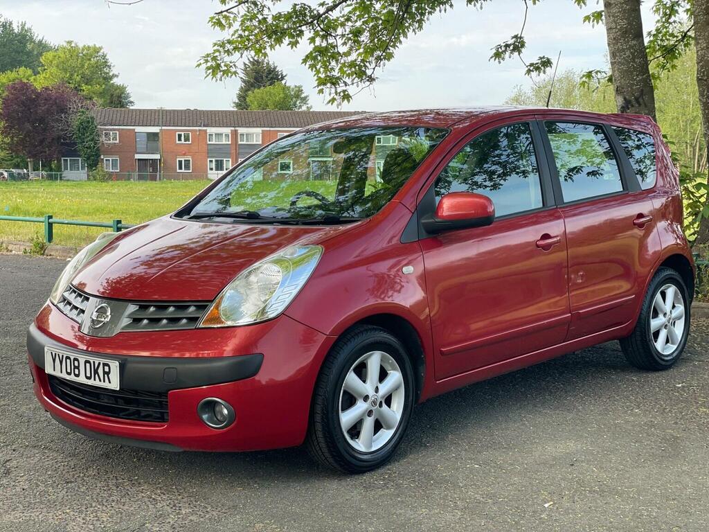 Nissan Note Hatchback 1.6 16V Acenta Euro 4 200808 YY08OKR Red #3