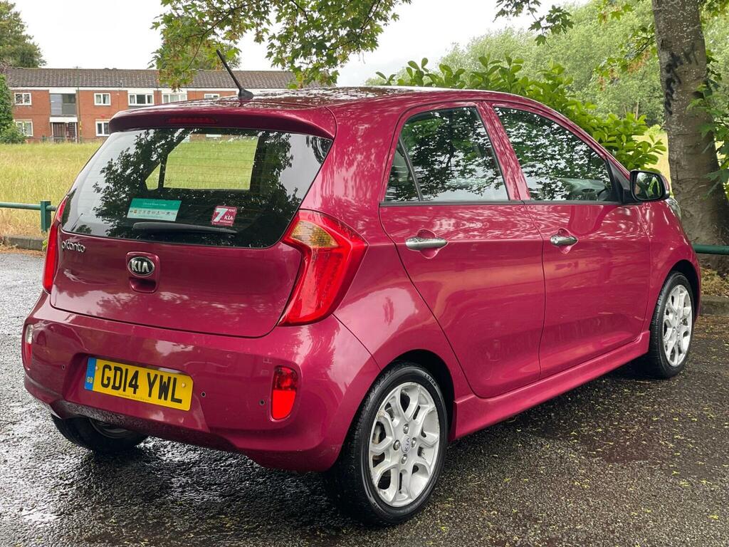 Kia Picanto Hatchback 1.25 3 Euro 5 201414 GD14YWL Pink #6
