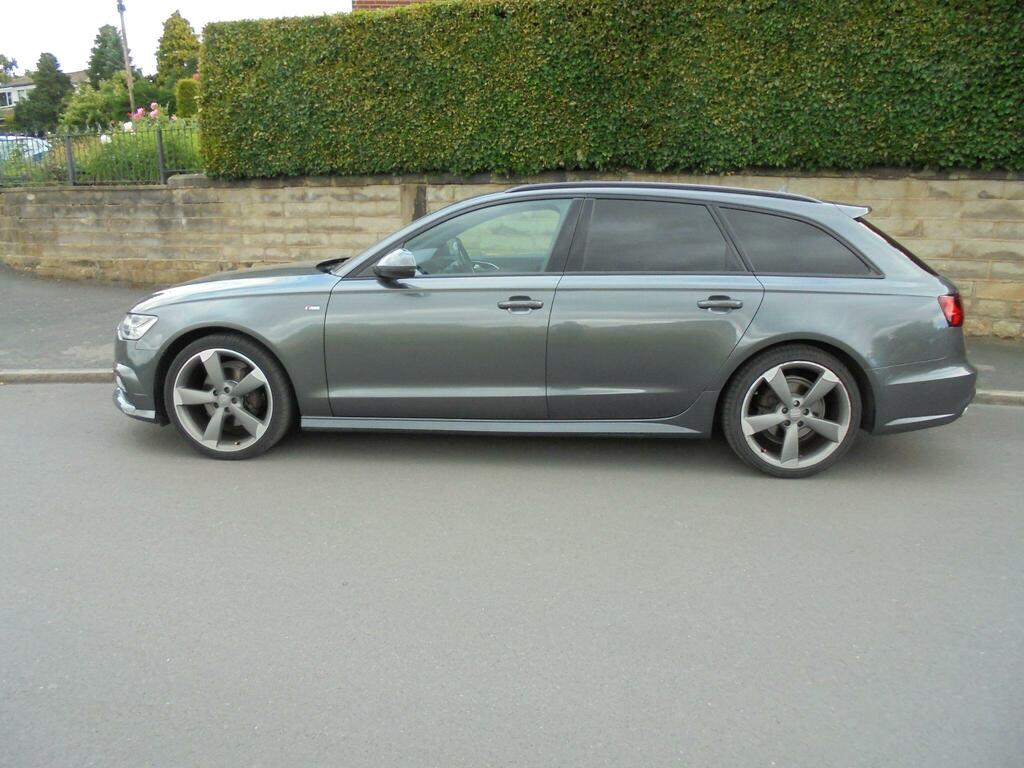 Audi A6 Avant Black Edition Grey #3