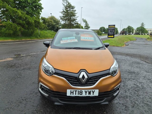 Renault Captur 2018 1.5 Dci Energy Iconic2018,sat Nav,bluetooth,d HT18YWY Orange #5