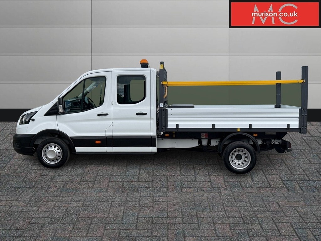 Ford Transit Custom T350 Leader Ecoblue L3 Crewcab Trw FM21YZU White #4