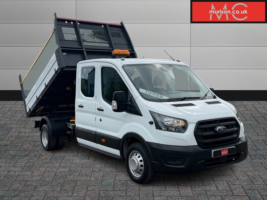 Ford Transit Custom T350 Leader Ecoblue L3 Crewcab Trw White