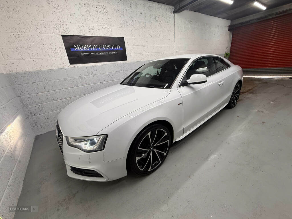 Audi A5 2.0 Tdi 177 S Line Multitronic GL64GUF White #3
