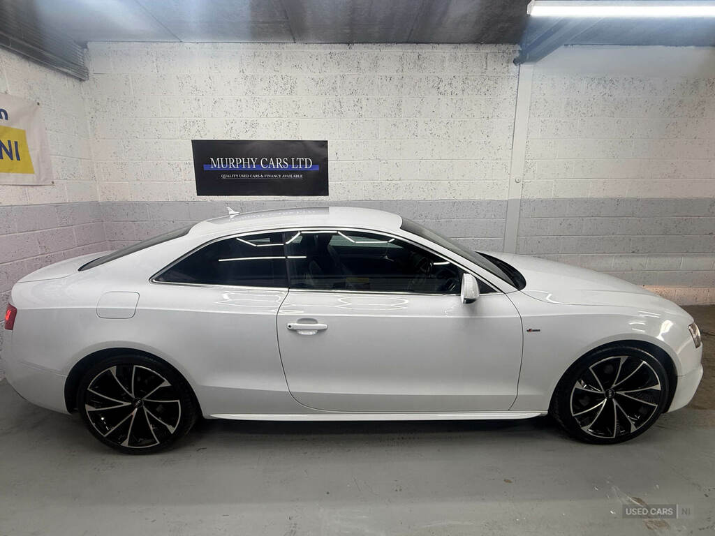 Audi A5 2.0 Tdi 177 S Line Multitronic GL64GUF White #5