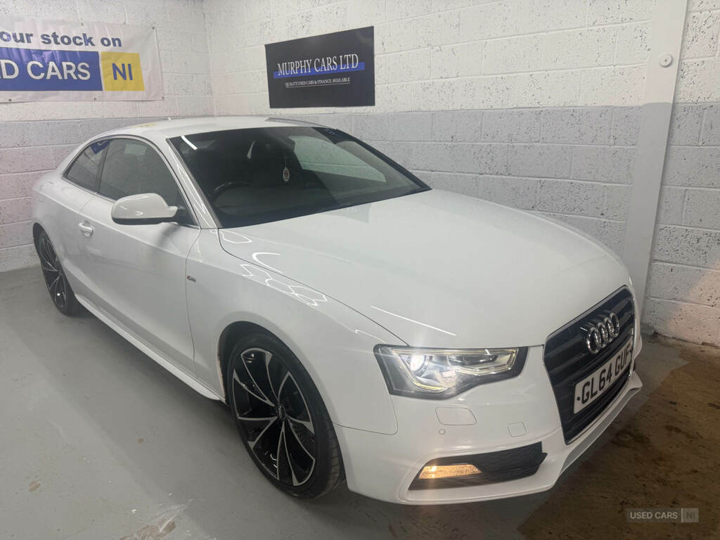 Audi A5 2.0 Tdi 177 S Line Multitronic GL64GUF White #4