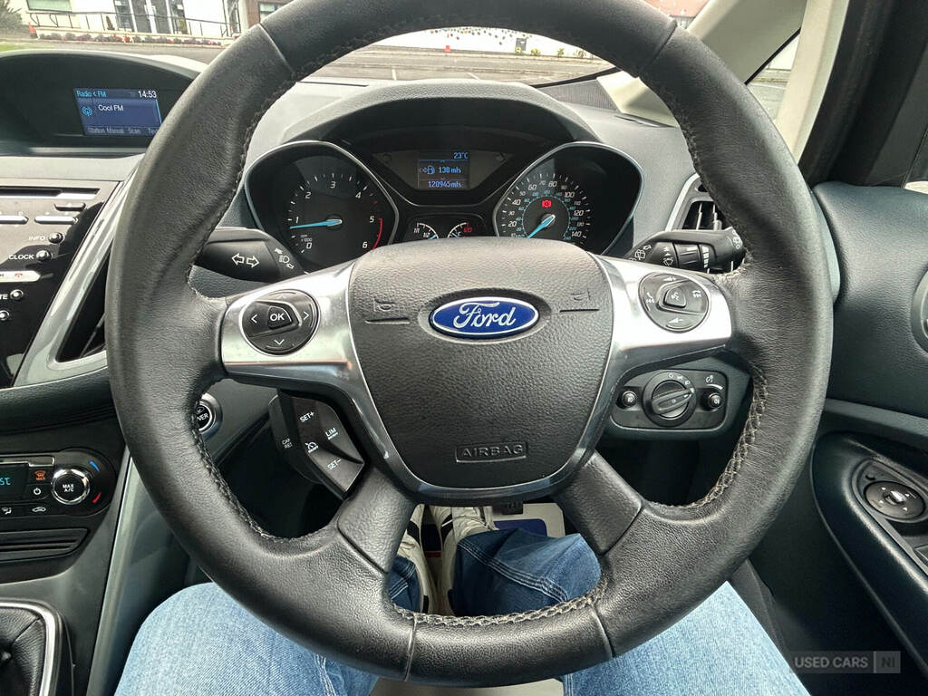 Ford Grand C-Max 2.0 Tdci Titanium Powershift White #12