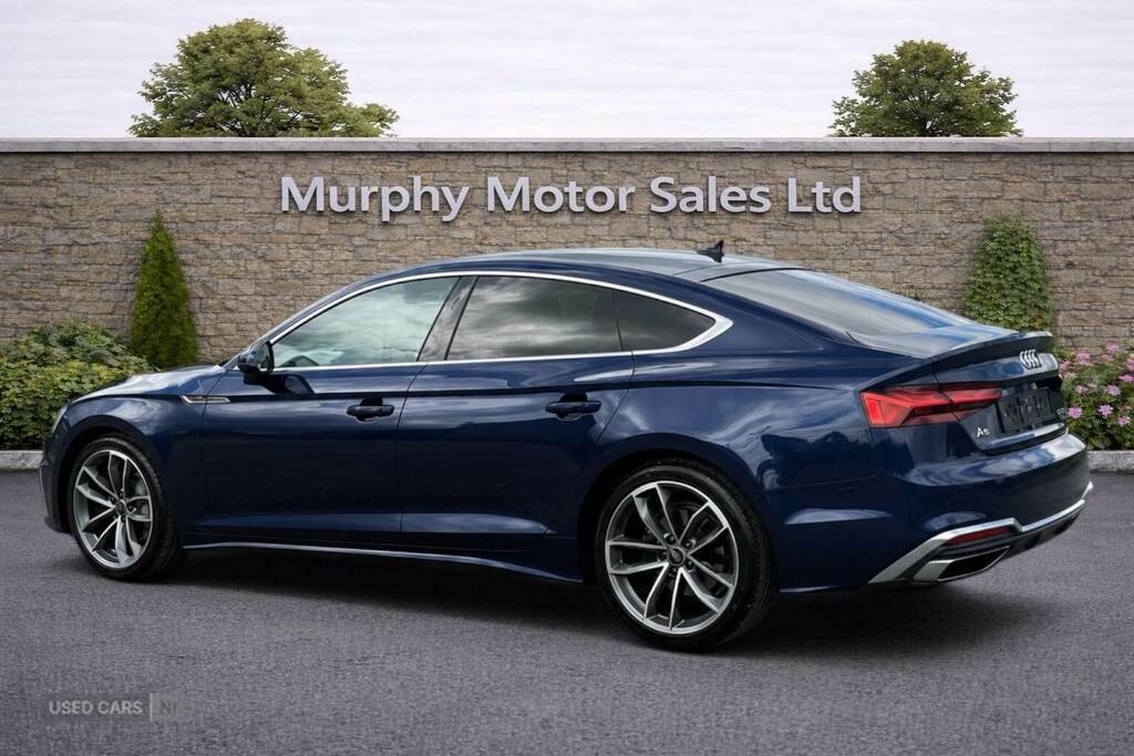 Audi A5 40 Tdi 204 Quattro S Line S Tronic MM72FYX Blue #4