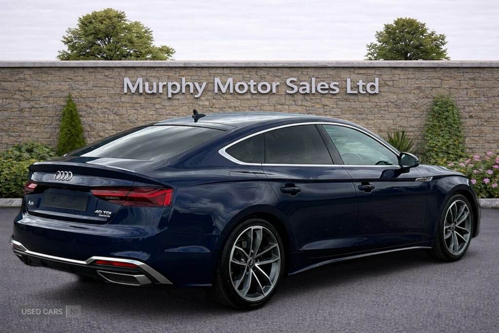 Audi A5 40 Tdi 204 Quattro S Line S Tronic MM72FYX Blue #3