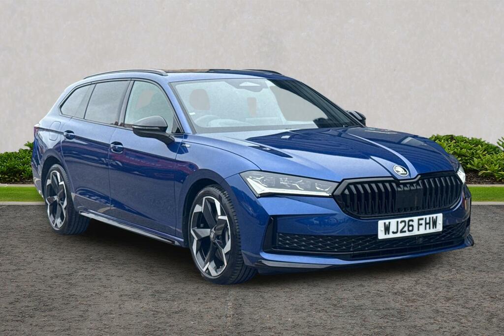Skoda Superb 2.0 Tdi 193 Sportline 4X4 Dsg WJ26FHW Blue