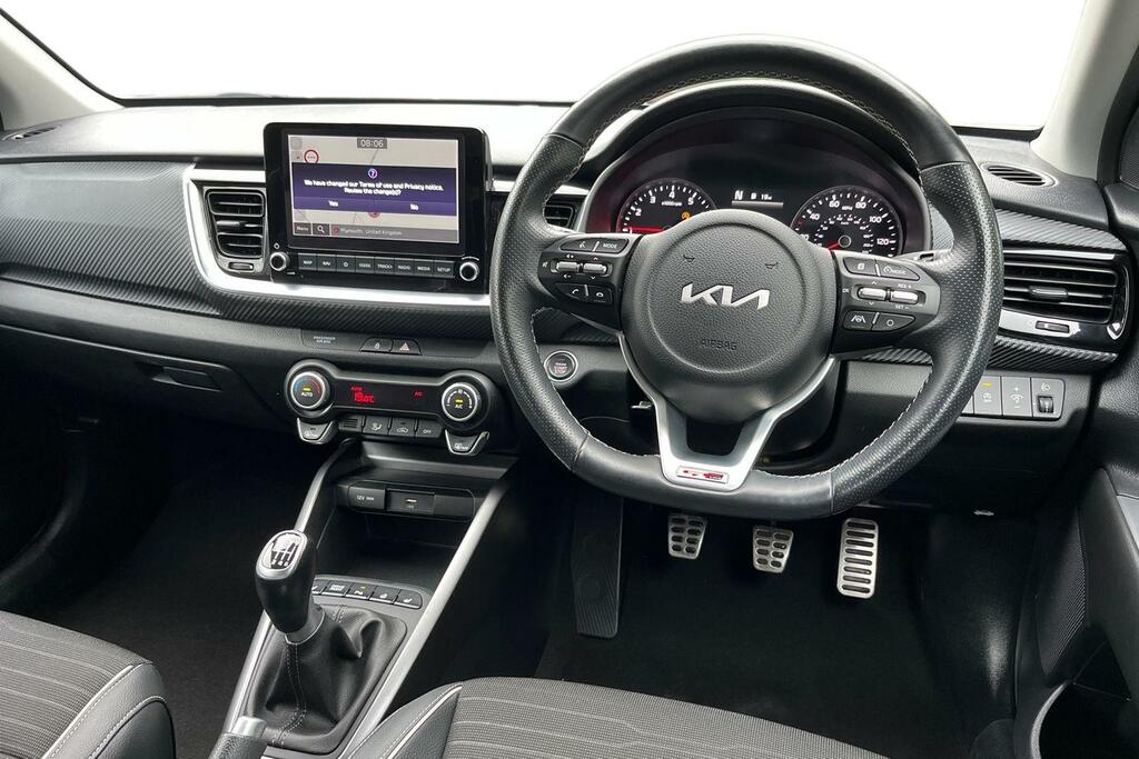 Kia Stonic 1.0 T-gdi Mhev Gt-line S Euro 6 Ss WK72UJA White #6