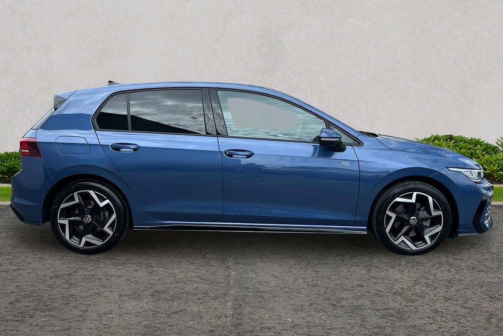 Volkswagen Golf 2.0 Tdi 150 R-line Dsg WF75YPU Blue #4