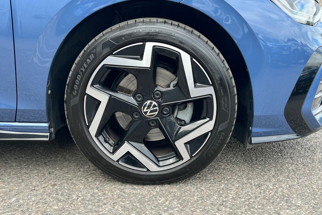Volkswagen Golf 2.0 Tdi 150 R-line Dsg WF75YPU Blue #5
