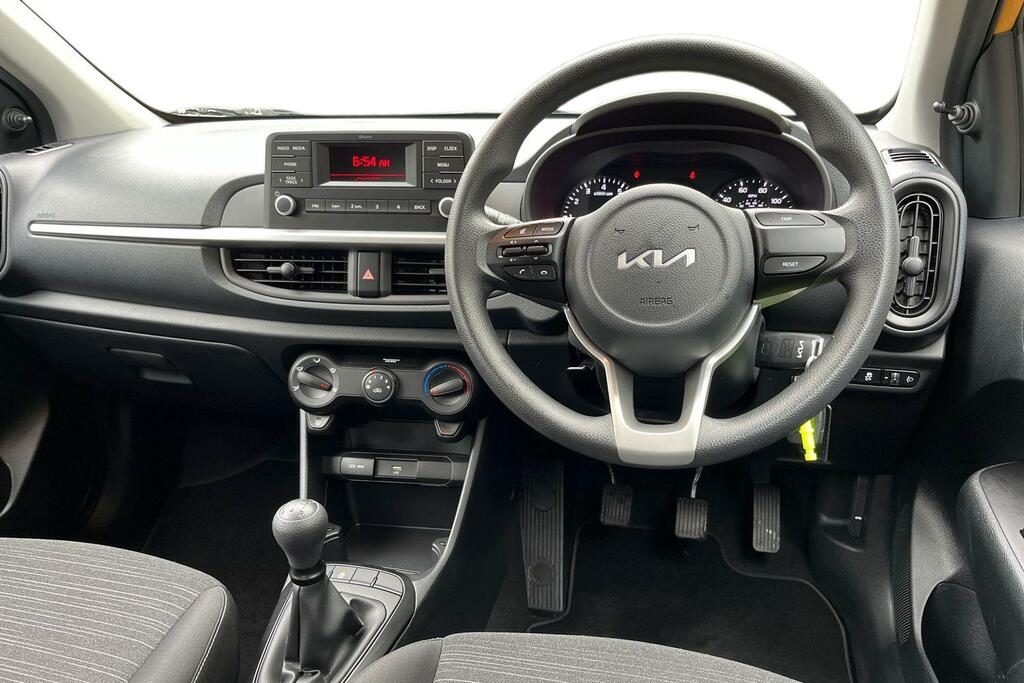 Kia Picanto 1.0 Dpi 1 Euro 6 Ss WD72LXC Yellow #6