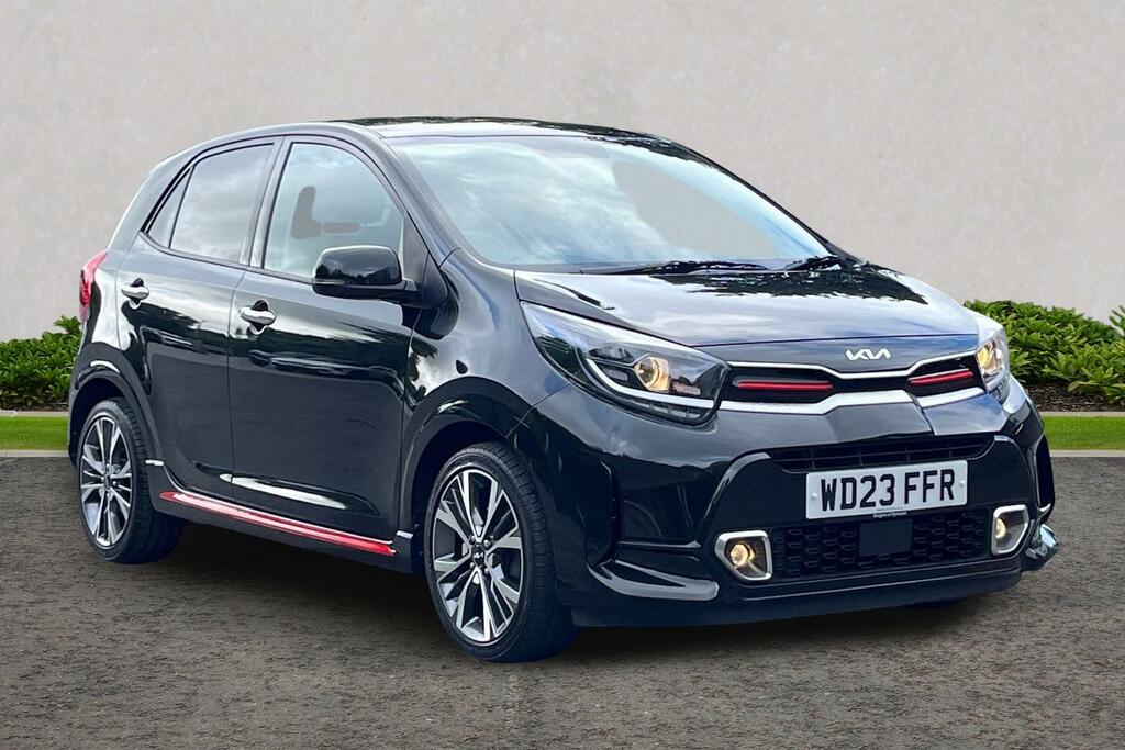 Kia Picanto 1.0 T-gdi Gt-line S Euro 6 Ss WD23FFR Black