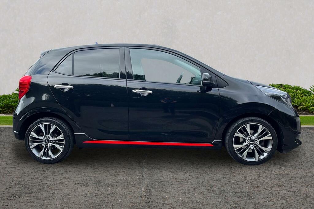 Kia Picanto 1.0 T-gdi Gt-line S Euro 6 Ss WD23FFR Black #4