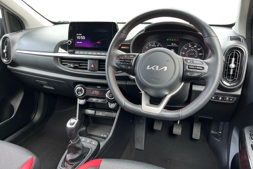 Kia Picanto 1.0 T-gdi Gt-line S Euro 6 Ss WD23FFR Black #6