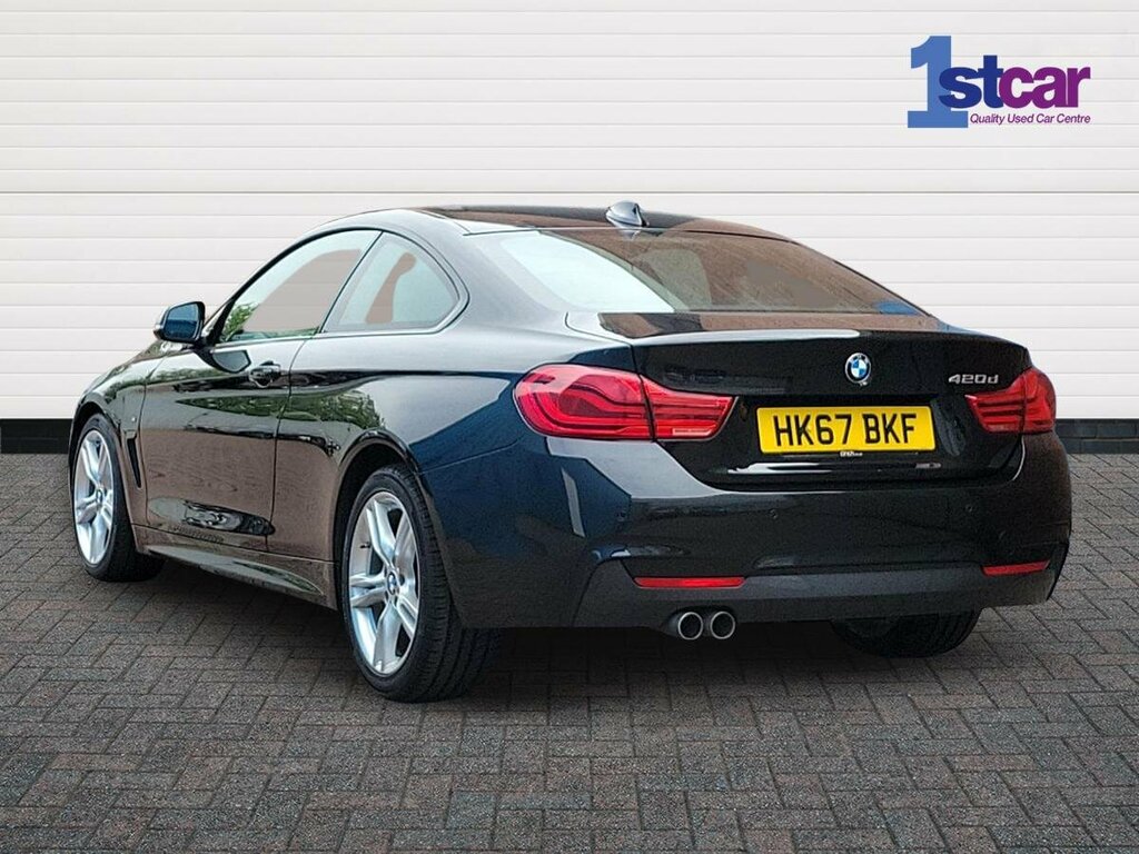 BMW 4 Series 2.0 420D M Sport - 2017 67 HK67BKF Black #3