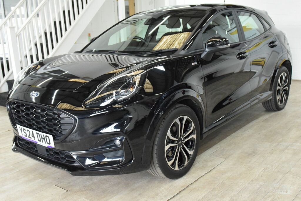 Ford Puma 1.0T Ecoboost Mhev St-line Suv Hybrid M YS24DHO Black #3