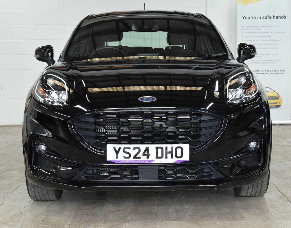 Ford Puma 1.0T Ecoboost Mhev St-line Suv Hybrid M YS24DHO Black #2