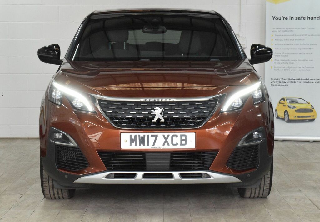Peugeot 3008 1.2 Puretech Gt Line Suv Euro 6 MW17XCB Brown #2