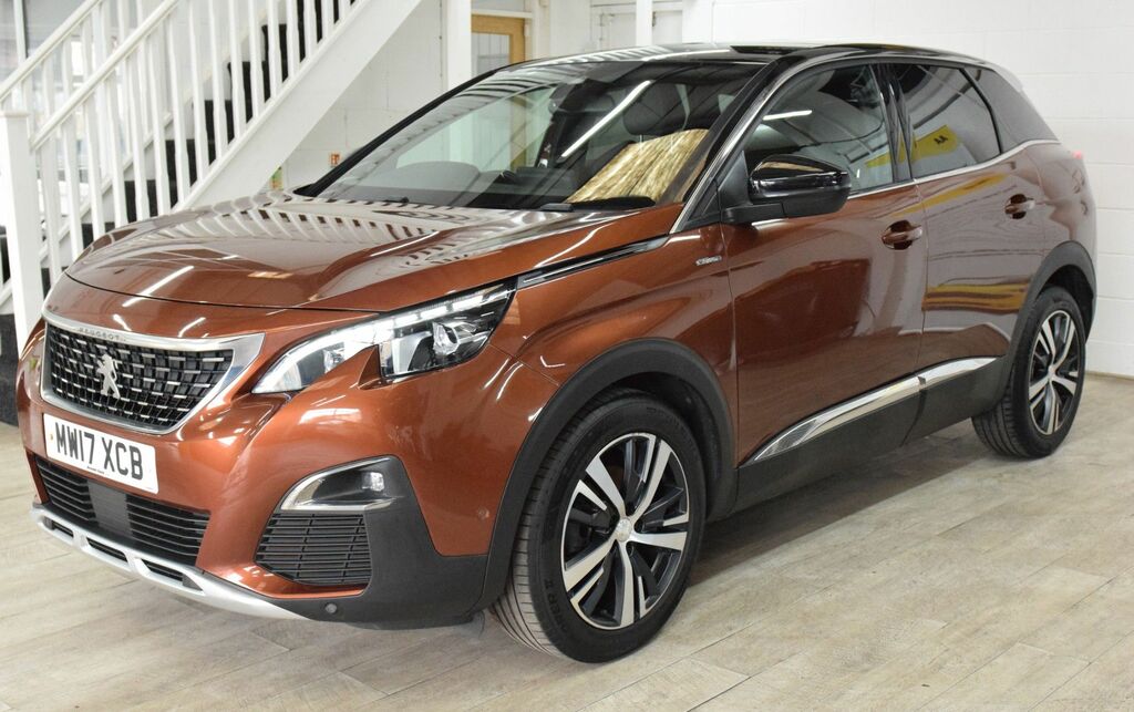 Peugeot 3008 1.2 Puretech Gt Line Suv Euro 6 MW17XCB Brown #3