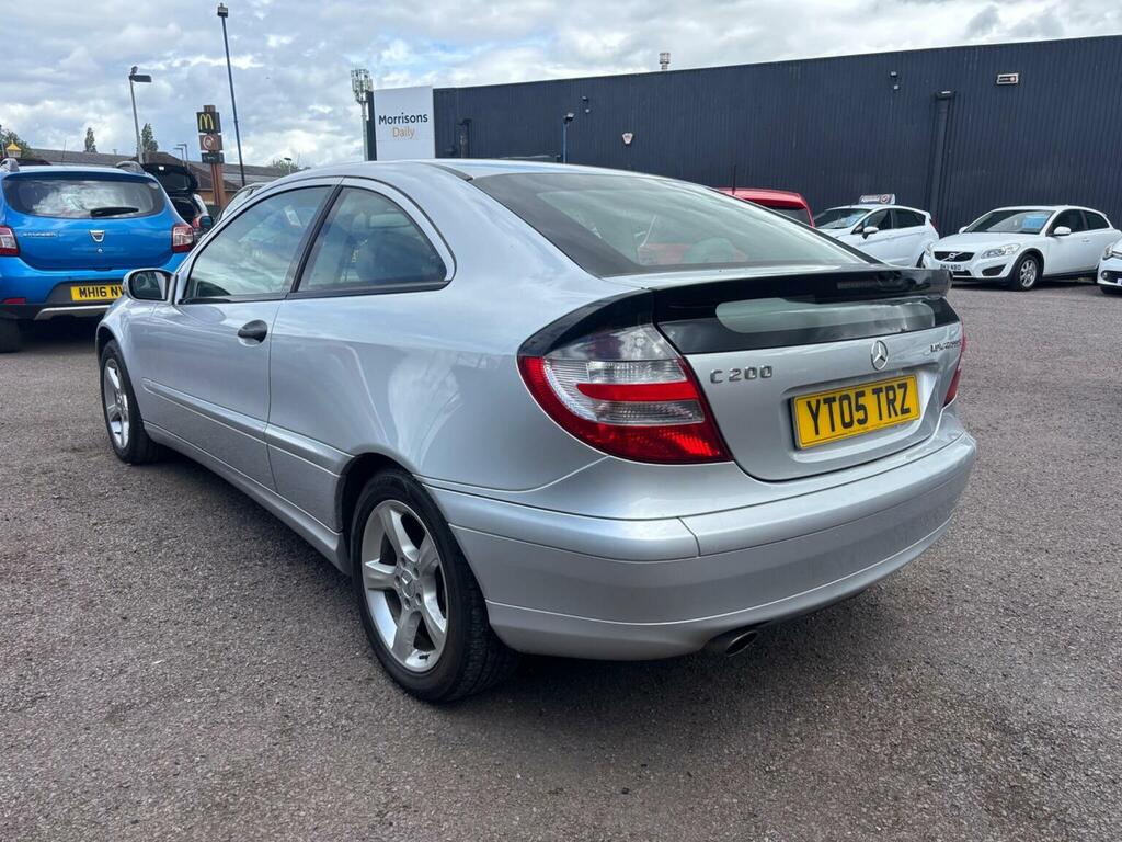 Mercedes-Benz C Class Coupe 1.8 C200 Kompressor Se 200505 Silver #2
