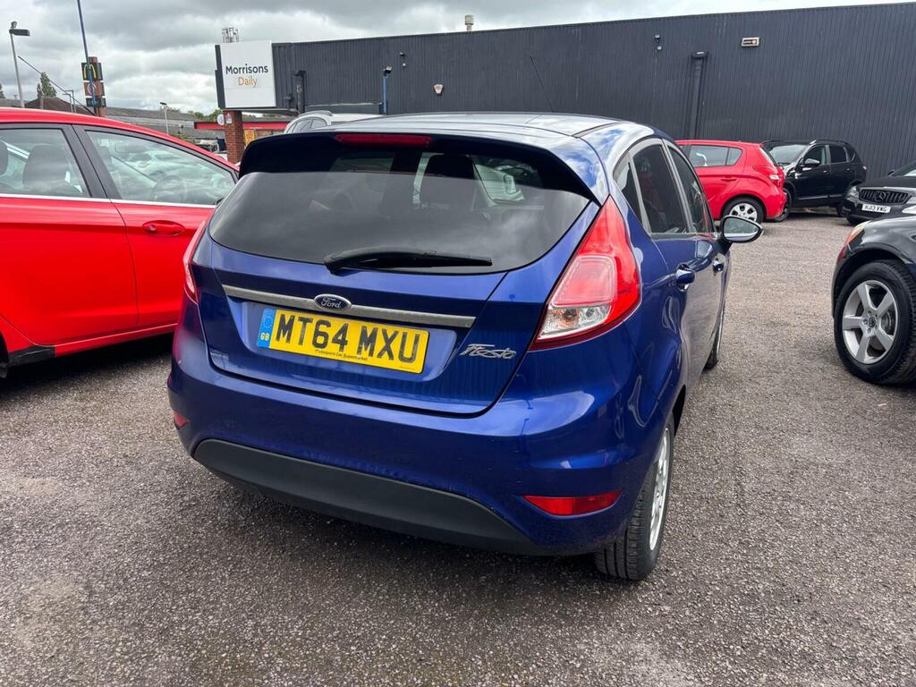 Ford Fiesta Hatchback 1.6 Tdci Econetic Titanium Euro 5 Ss Blue #2