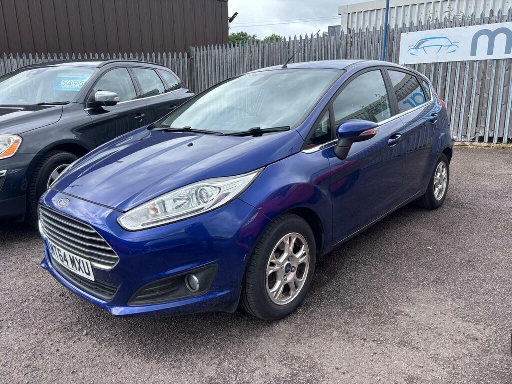 Ford Fiesta Hatchback 1.6 Tdci Econetic Titanium Euro 5 Ss Blue #4