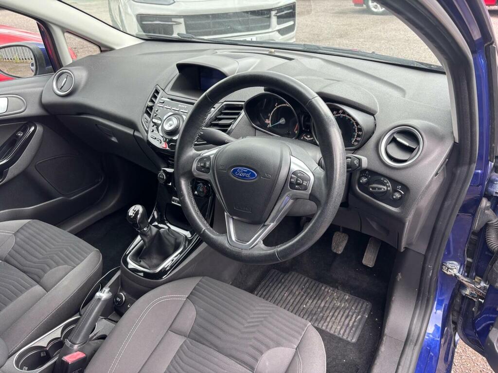 Ford Fiesta Hatchback 1.6 Tdci Econetic Titanium Euro 5 Ss Blue #3