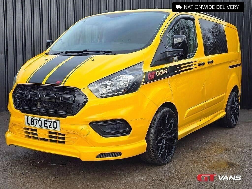Ford Transit Custom 2.0 340 Gt-design Ltd Edtion Crew 6 Seat LB70EZO Yellow