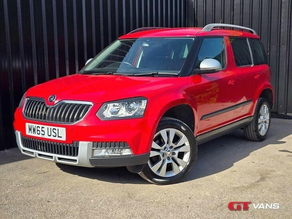 Skoda Yeti 2.0 Tdi Se L Outdoor Dsg 4Wd Euro 6 Ss Red