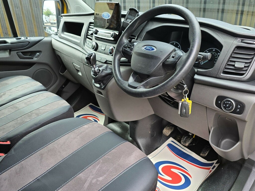 Ford Transit Custom L4 Xlwb Dropside Ac 130Ps Euro 6 White #14
