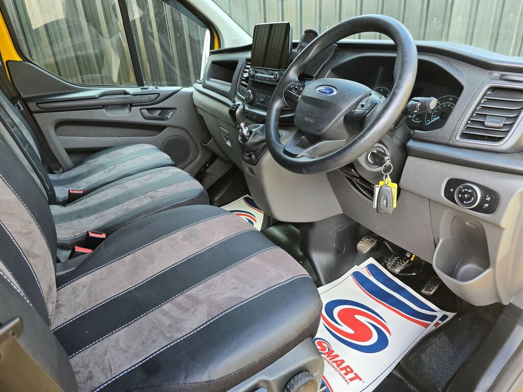 Ford Transit Custom L4 Xlwb Dropside Ac 130Ps Euro 6 White #12