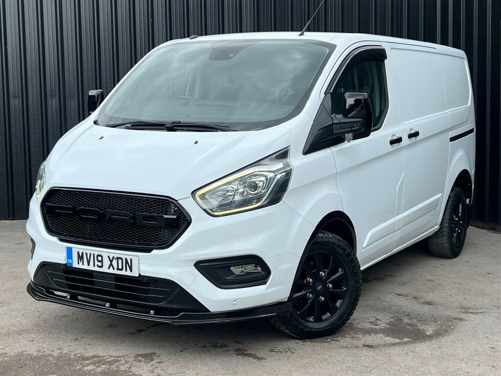 Ford Transit Custom 2.0 Tdci 170Ps Low Roof Dcab Sport Van Black #1