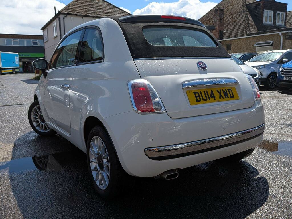 Fiat 500C 1.2 Lounge Euro 6 Ss White #3