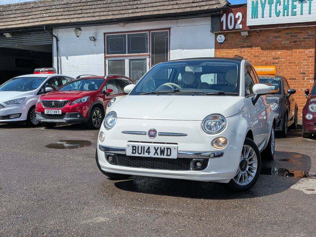 Fiat 500C 1.2 Lounge Euro 6 Ss White #2