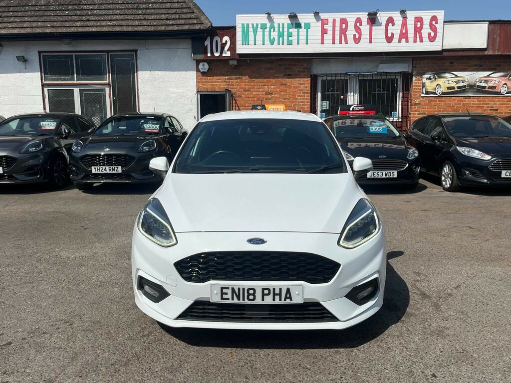 Ford Fiesta 1.0T Ecoboost St-line Euro 6 Ss White