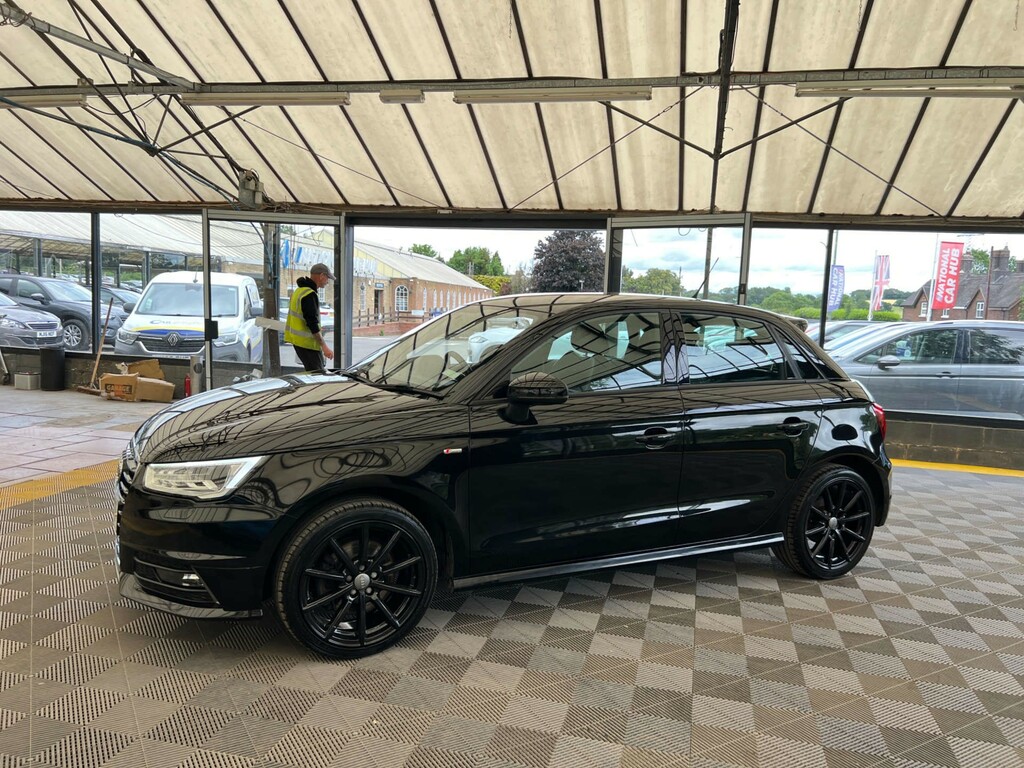 Audi A1 Hatchback Black #3