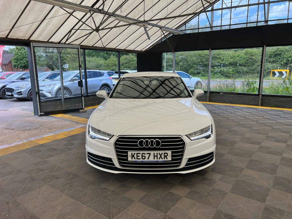 Audi A7 Coupe White #2