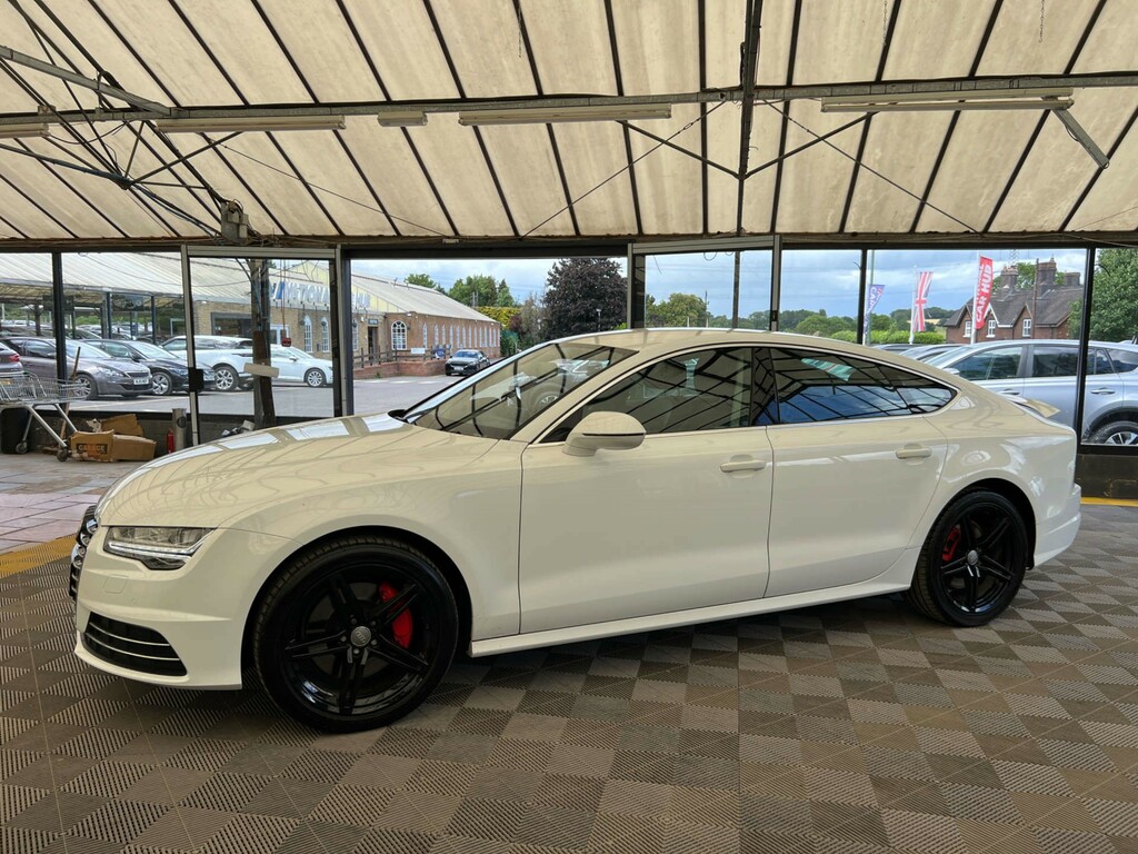 Audi A7 Coupe White #3