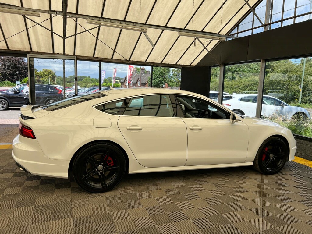 Audi A7 Coupe White #5