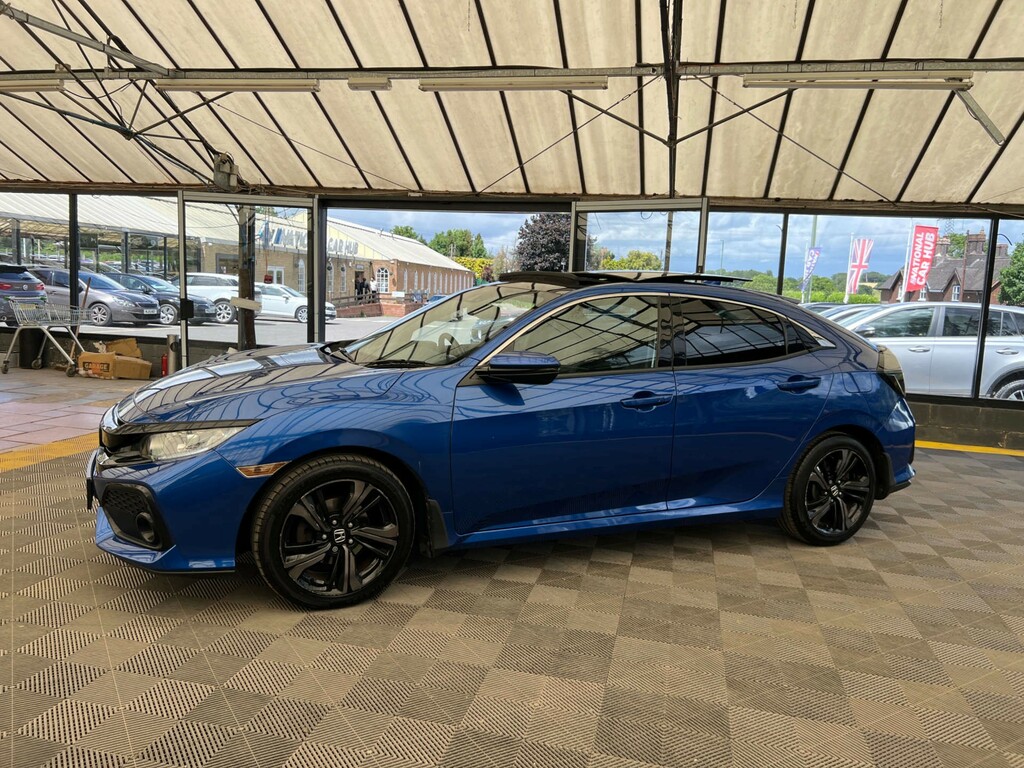 Honda Civic Hatchback Blue #3
