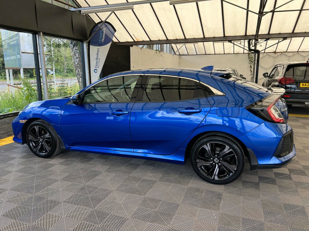Honda Civic Hatchback Blue #4