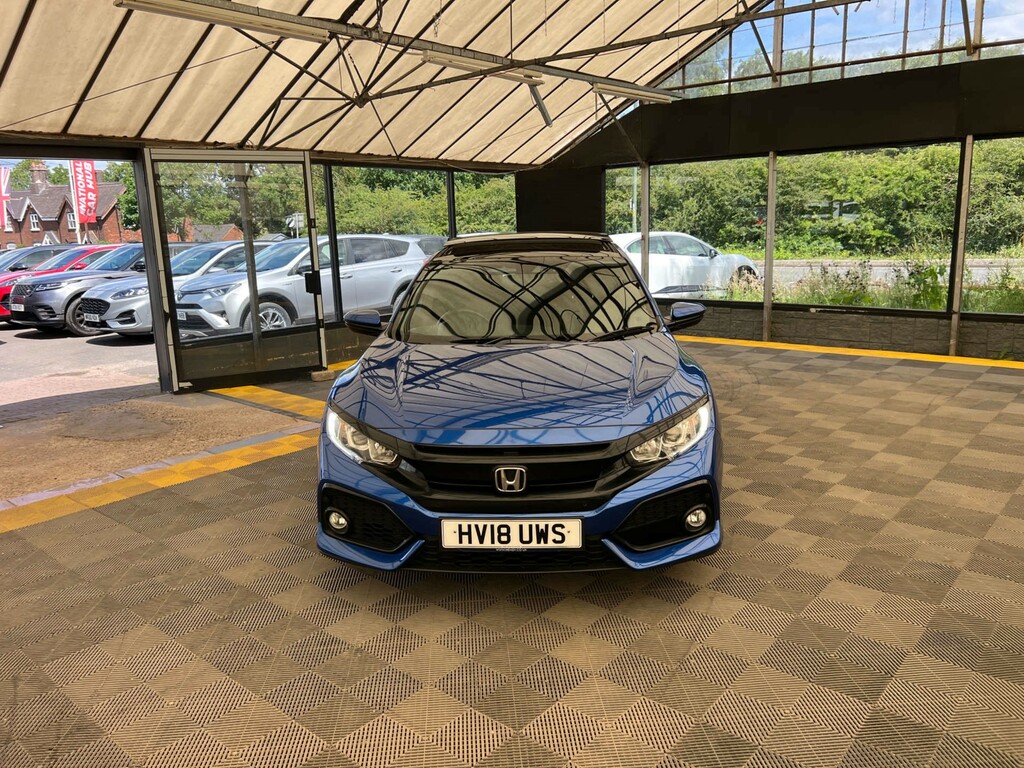 Honda Civic Hatchback Blue #2