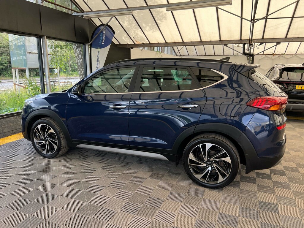 Hyundai Tucson Suv FB19OJM Blue #4